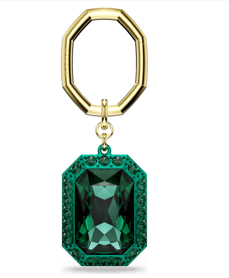 Swarovski 5666643 Portachiavi Taglio ottagonale Verde