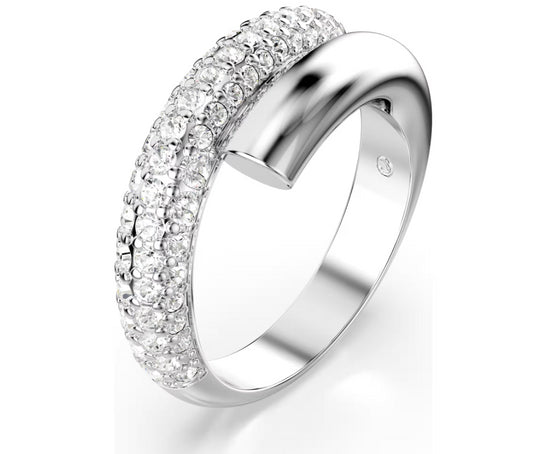 Swarovski 5695935 Anello Dextera Bianco Placcato rodio Taglia 52