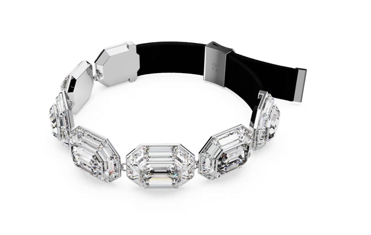 Swarovski 5698527 Girocollo Lucent Taglio ottagonale Bianco