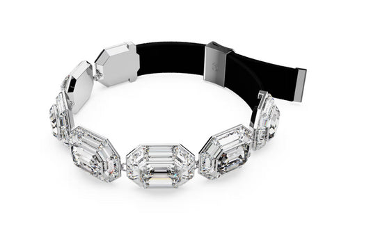 Swarovski 5698527 Girocollo Lucent Taglio ottagonale Bianco