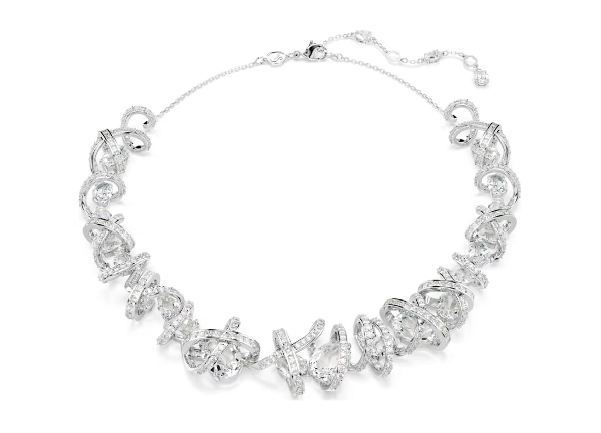 Swarovski 5698546 Collana Hyperbola Taglio misto Bianca