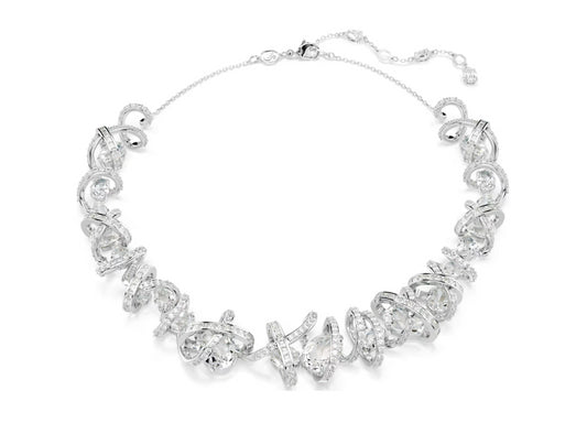 Swarovski 5698546 Collana Hyperbola Taglio misto Bianca