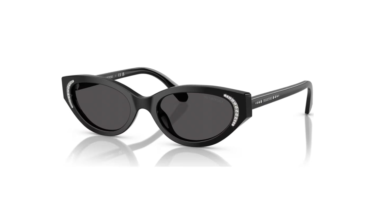 Swarovski 5706560 Occhiali da sole Forma Cat-eye Neri