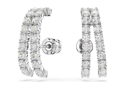 Swarovski 5705835 Orecchini ear cuff Matrix Bianchi