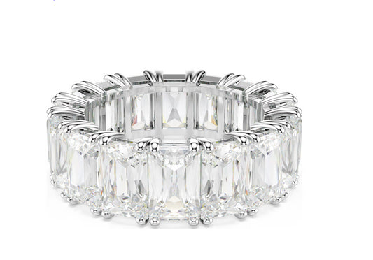 Swarovski 5709277 Anello Matrix Vittore Bianco Taglia 50