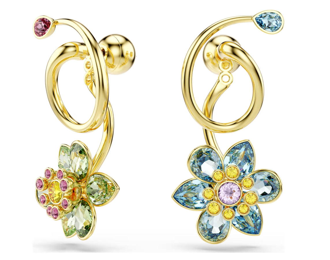 Swarovski 5709025 Orecchini pendenti Idyllia Fiore Multicolore