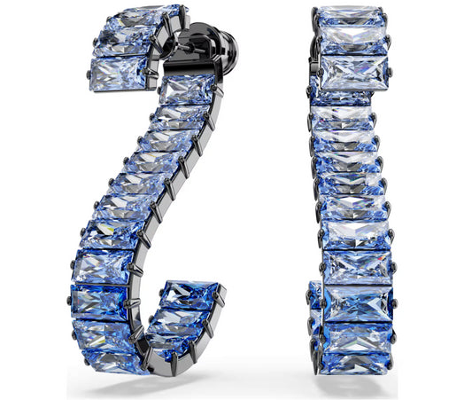 Swarovski 5705780 Orecchini pendenti Matrix Blu