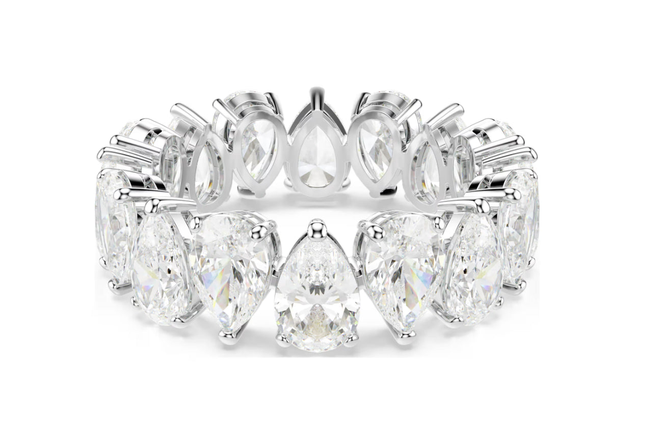 Swarovski 5689472 Anello Matrix Vittore Bianco Taglia 58