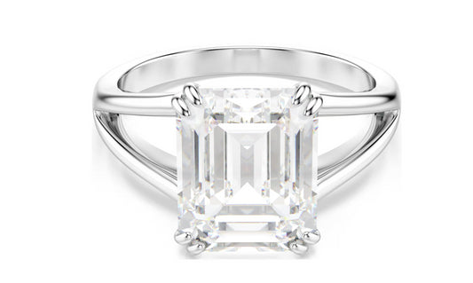 Swarovski 5717880 Anello Stilla Taglio ottagonale, Bianco taglia 55