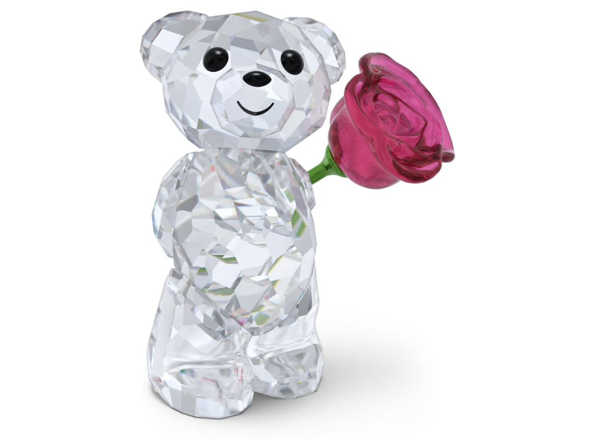 Swarovski 5691390 Orsetto Kris Una rosa con amore