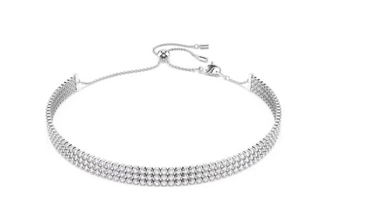 Swarovski 5685755 Girocollo Tennis Matrix Bianco