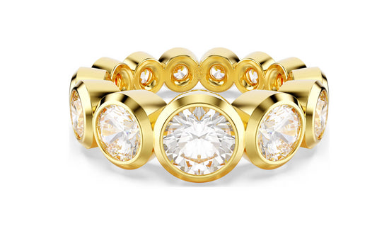 Swarovski 5705476 Anello Imbe Bianco Placcato color oro Taglia 52