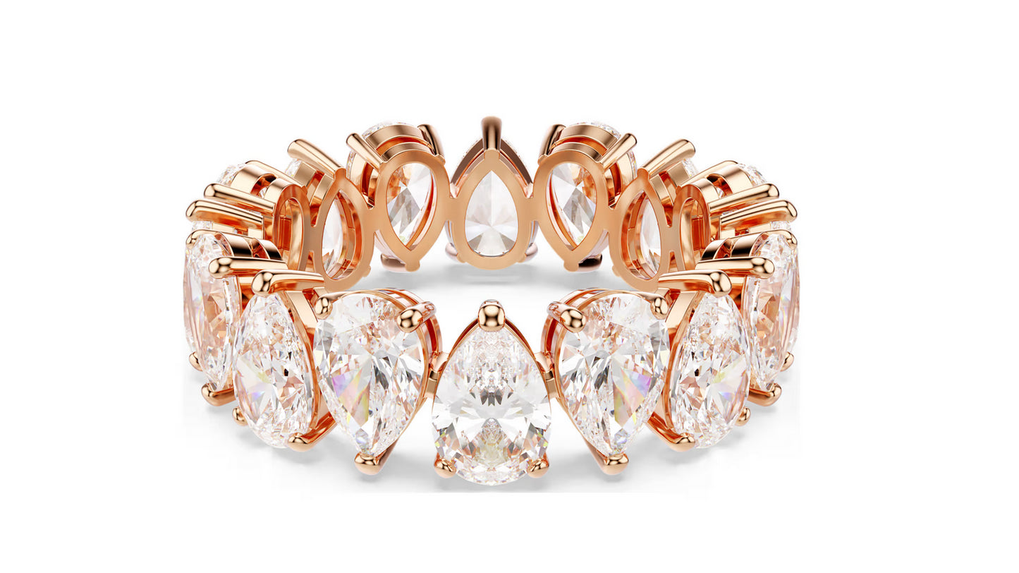 Swarovski 5690090 Anello Matrix Vittore Bianco taglia 50