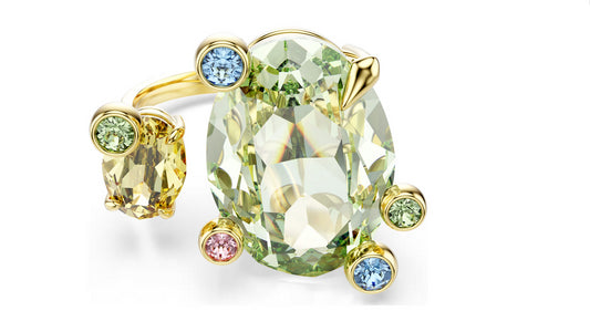 Swarovski 5721684 Anello aperto Gema Multicolore taglia 50