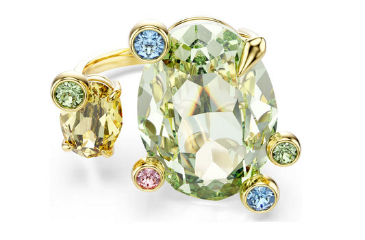 Swarovski 5721685 Anello aperto Gema Multicolore Taglia 52