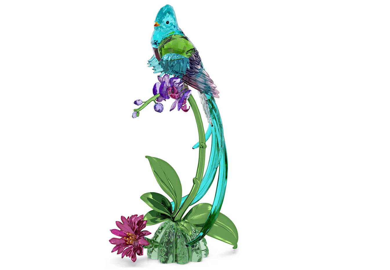 SWAROVSKI 5682123 Idyllia Quetzal e Orchidea