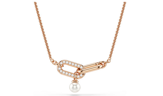 SWAROVSKI 5728589 Pendente Constella Crystal Pearl Taglio Round Bianco