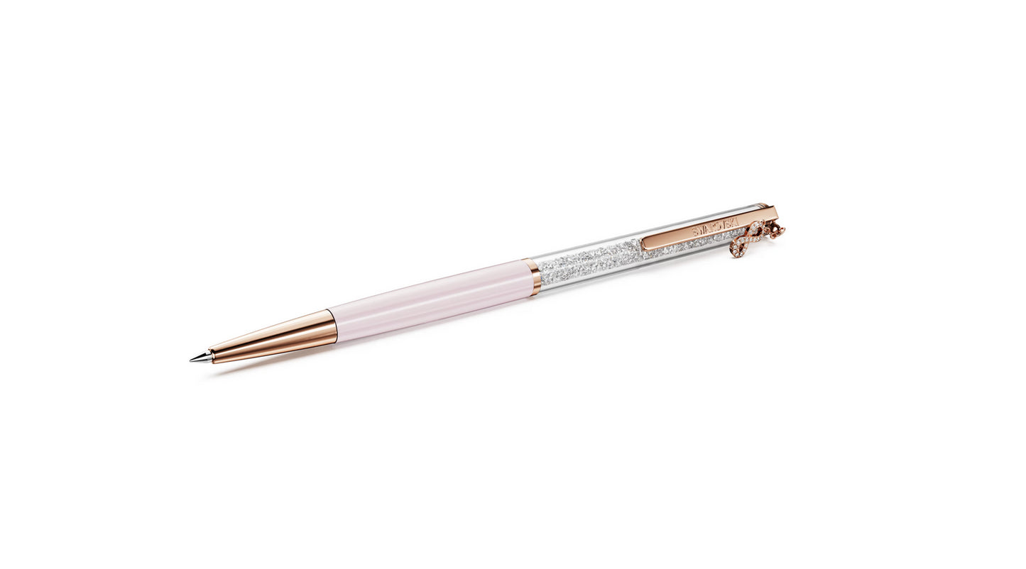 SWAROVSKI 5728731 Penna a sfera Crystalline Silk Infinito Laccato rosa