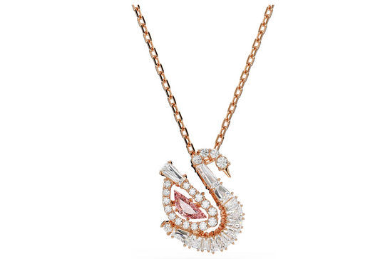 SWAROVSKI 5732414 Pendente Swan Taglio misto Cigno Rosa