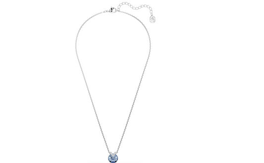 SWAROVSKI 5734232 Pendente Bella V Taglio Round Blu Placcato rodio