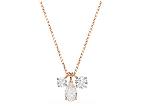 SWAROVSKI 5734245 Pendente Mesmera Taglio misto Bianco Placcato color oro rosa