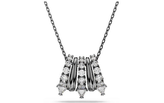 Swarovski 5735225 Pendente Sublima Bianco Placcato rutenio