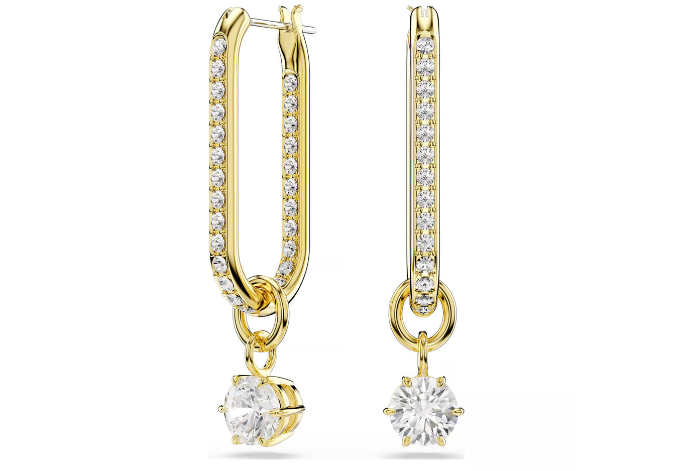 Swarovski 5728587 Orecchini pendenti Constella Bianchi Placcato color oro