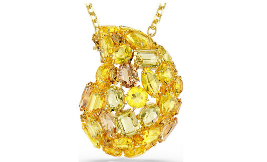 Swarovski 5732839 Pendente e spilla Gema Gialli Placcato color oro