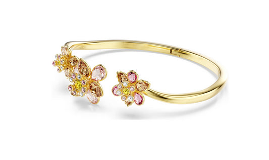 Swarovski 5736220 Bracciale rigido Idyllia Taglio misto Fiore Multicolore S