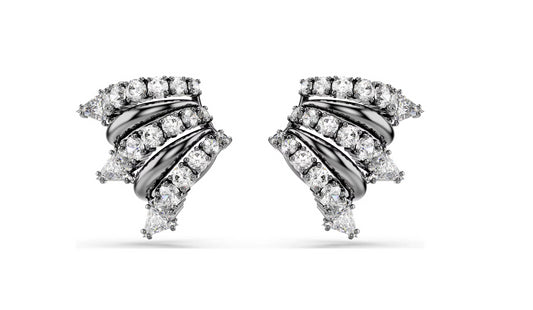 Swarovski 5723186 Orecchini ear cuff Sublima Bianchi Placcato rutenio
