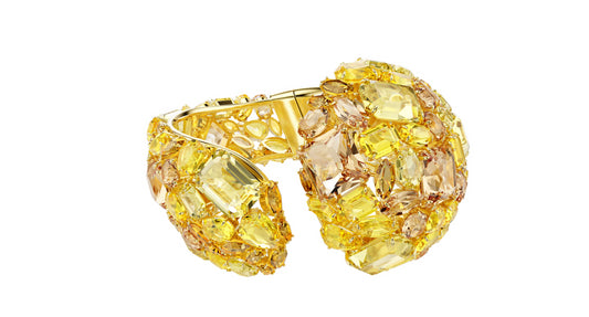 Swarovski 5718511 Bracciale rigido Gema Placcato color oro Taglia M