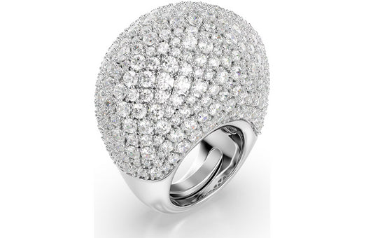 Swarovski 5737618 Anello cocktail Sublima Grande Bianco Placcato rodio 50-55
