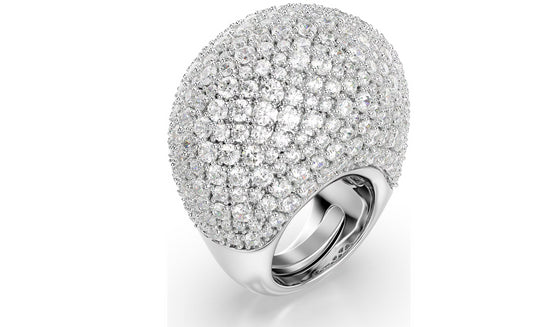 Swarovski 5737617 Anello cocktail Sublima Grande Bianco Placcato rodio 55-60