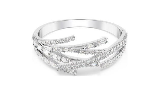 Swarovski 5726293 Bracciale rigido Matrix Taglio misto Bianco taglia S