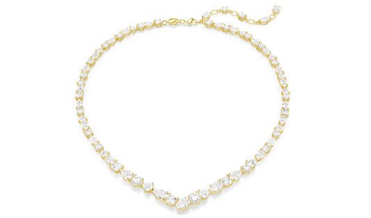 Swarovski 5743826 Collana Mesmera Taglio misto Bianca Placcato color oro