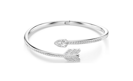 Swarovski 5737264 Bracciale rigido Idyllia Taglio misto Freccia Bianco TG M