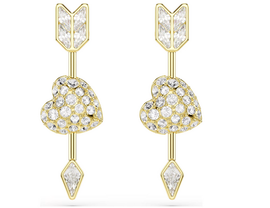 Swarovski 5737295 Orecchini pendenti Idyllia Taglio misto Cuore con freccia