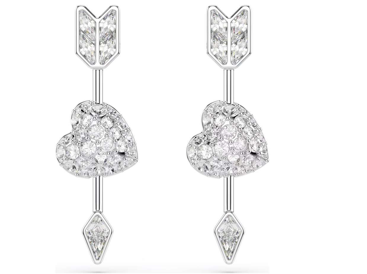 Swarovski 5749602 Orecchini pendenti Idyllia Taglio misto Cuore con freccia
