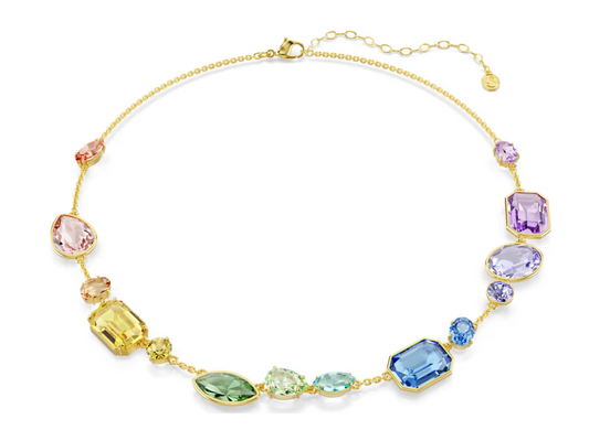 SWAROVSKI 5741584 Collana Gema Taglio misto Multicolore color oro SW003949