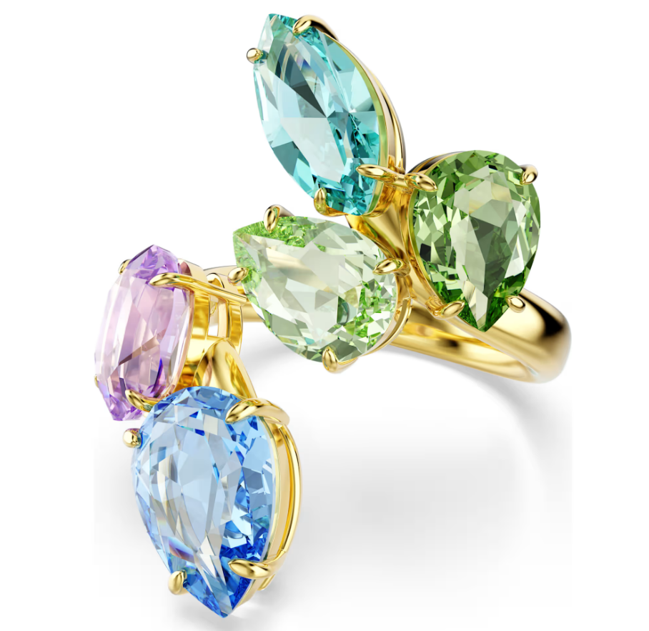 SWAROVSKI 5746909 Anello cocktail Gema Taglio misto Tg 60 SW003981