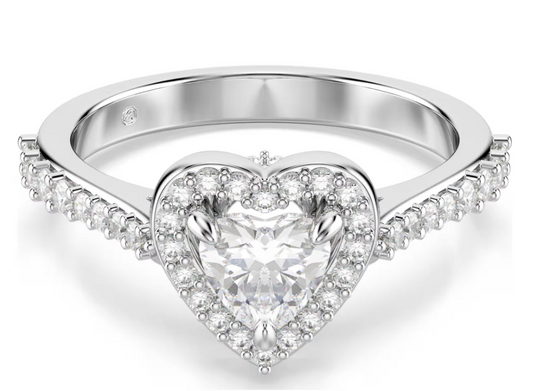 SWAROVSKI 5744049 Anello con motivo Una Angelic Cuore Tg 60 SW004008
