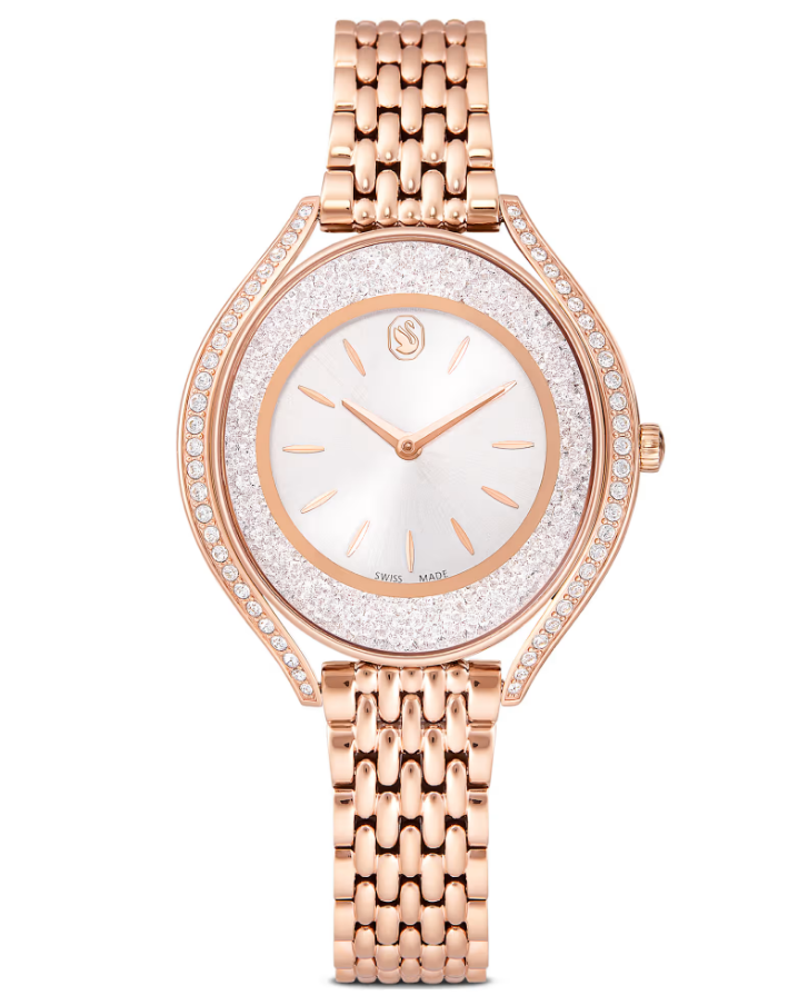 SWAROVSKI 5730140 Orologio Crystalline aura Tono oro rosa SW004011