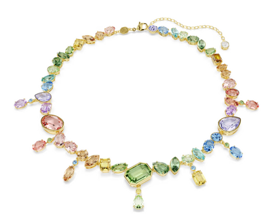 SWAROVSKI 5737443 Collana Gema Cristalli pendenti Multicolore color oro SW004051