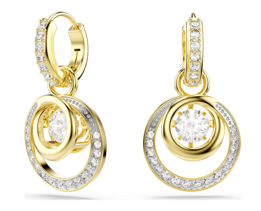 SWAROVSKI 5738249 Orecchini pendenti Hyperbola Bianchi color oro SW004076