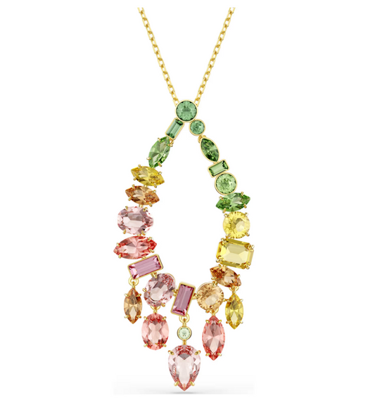 SWAROVSKI 5741589 Pendente Gema Taglio misto Multicolore color oro SW004080