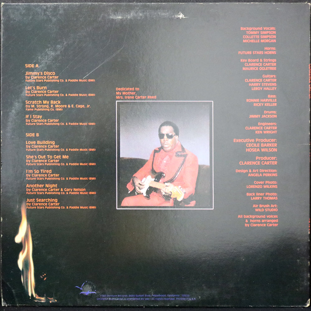EBOND Clarence Carter - Let's Burn Vinile V001011