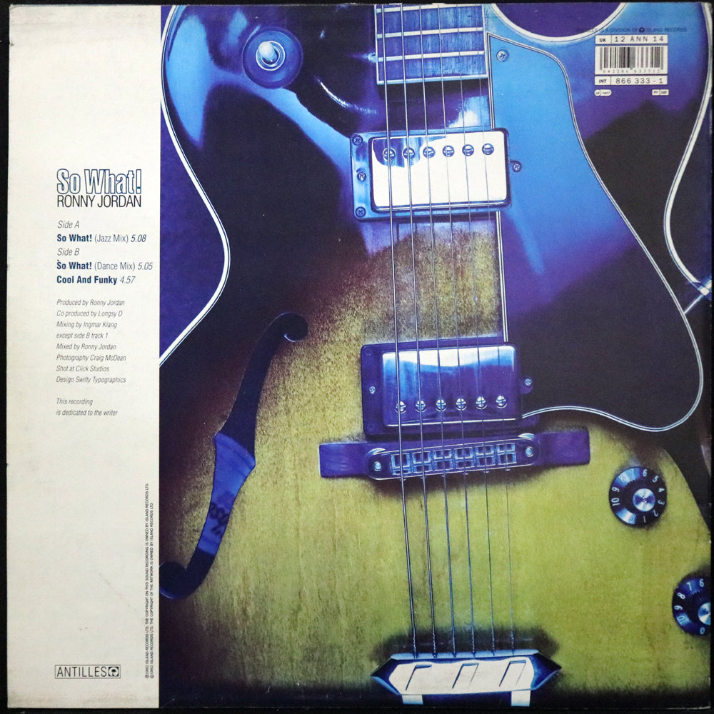 EBOND Ronny Jordan - So What! Vinile V001030