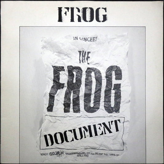 EBOND The Frog - Document - Boni Records Vinile V001080