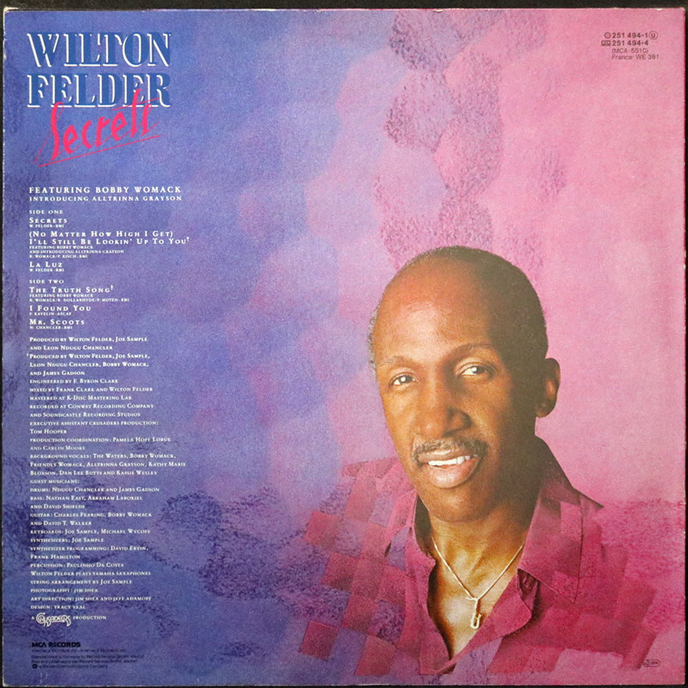 EBOND Wilton Felder Featuring Bobby Womack - Secrets Vinile V001094