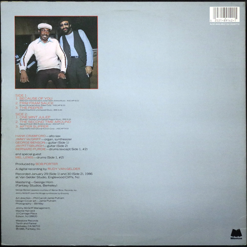 EBOND Hank Crawford / Jimmy McGriff - Soul Survivors Vinile V001095